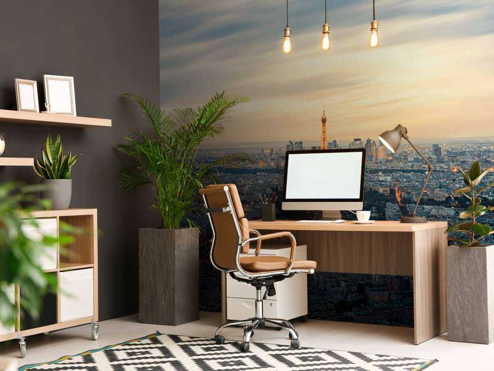 Avondlicht over Parijs panorama