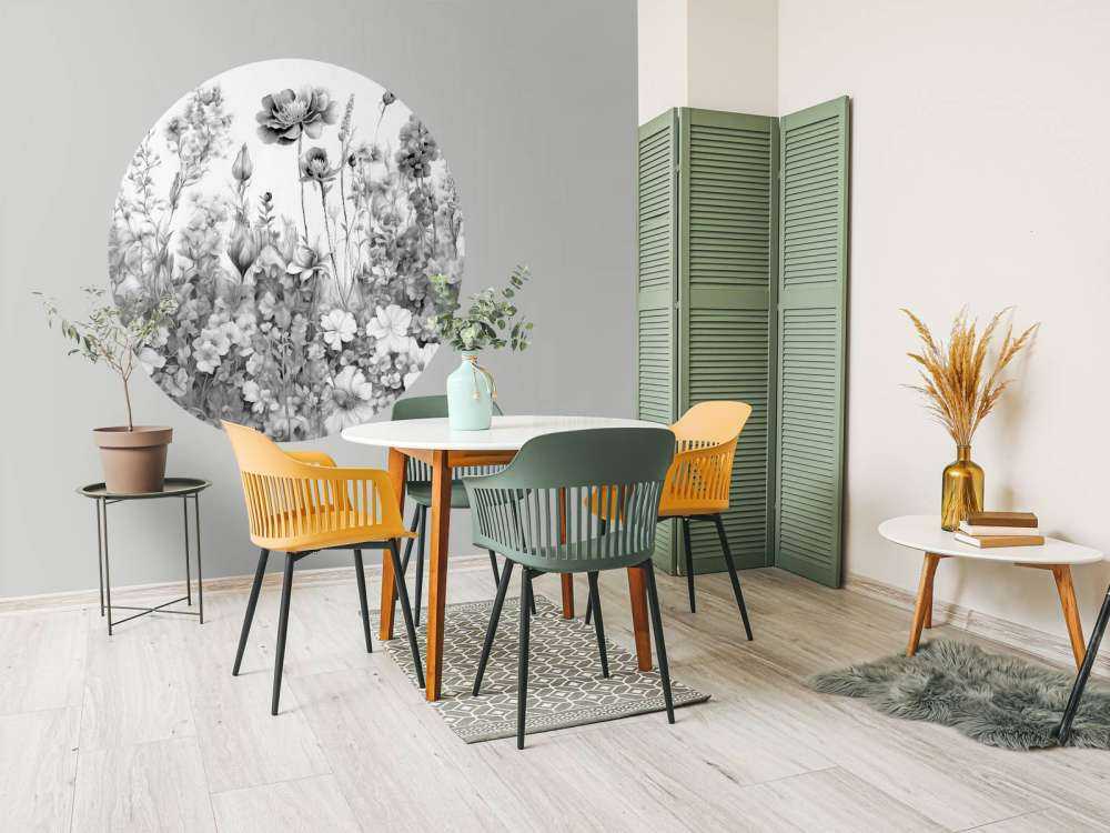 Flowers of my soulSEAMLESS Gray