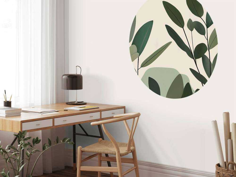 Minimalistische botanische bladeren