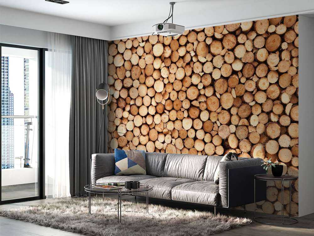Brand hout 