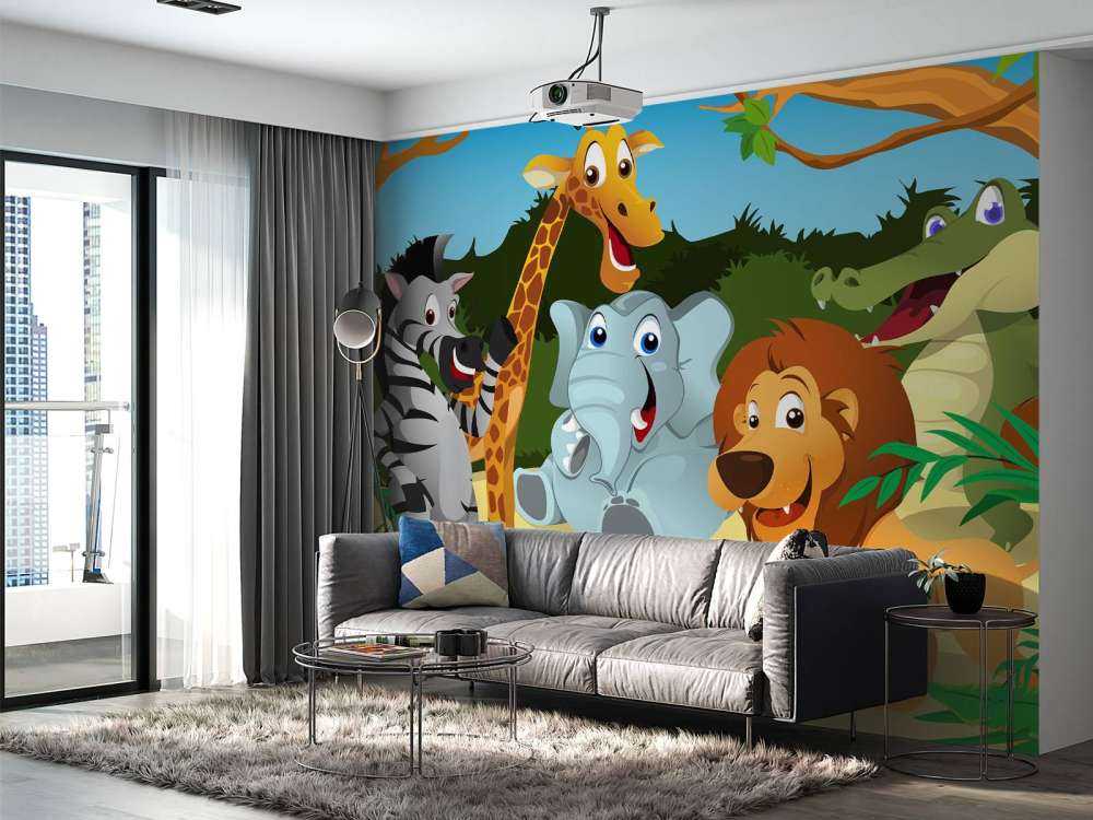 Vrolijke wilde dieren