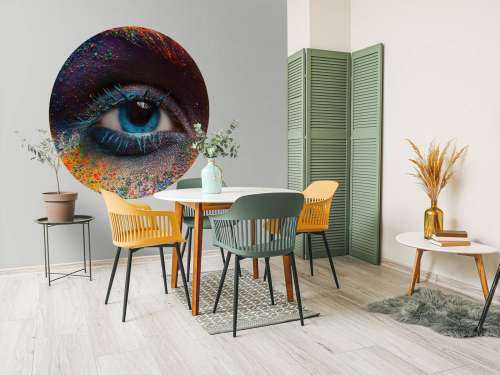 Kleurrijk oog