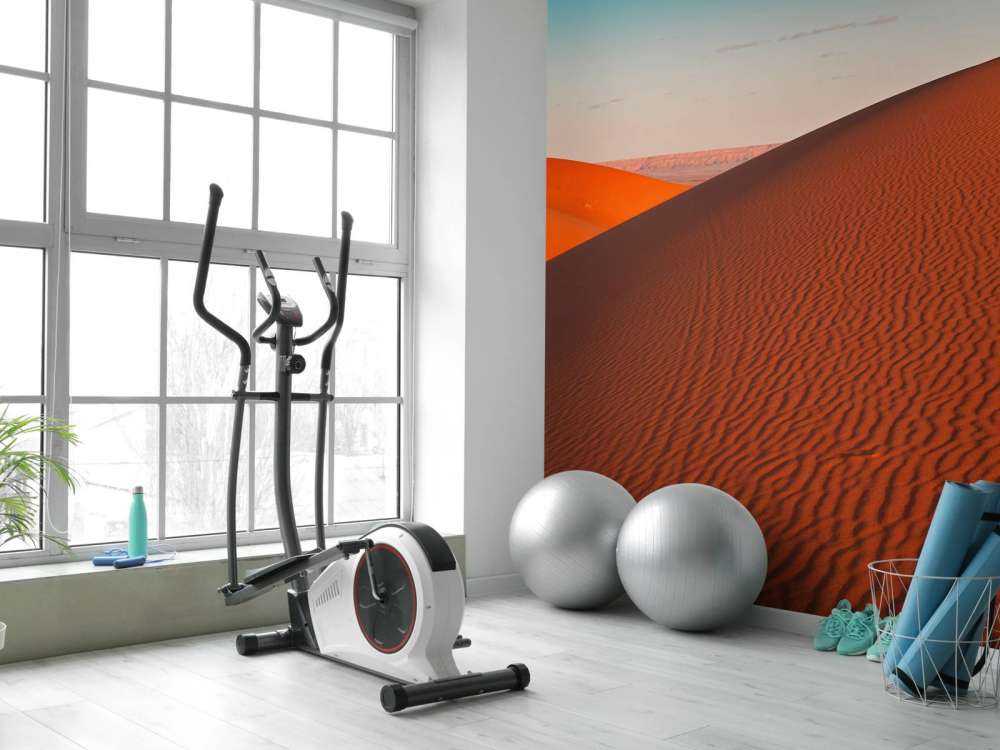 Zandduinen in de sahara woestijn