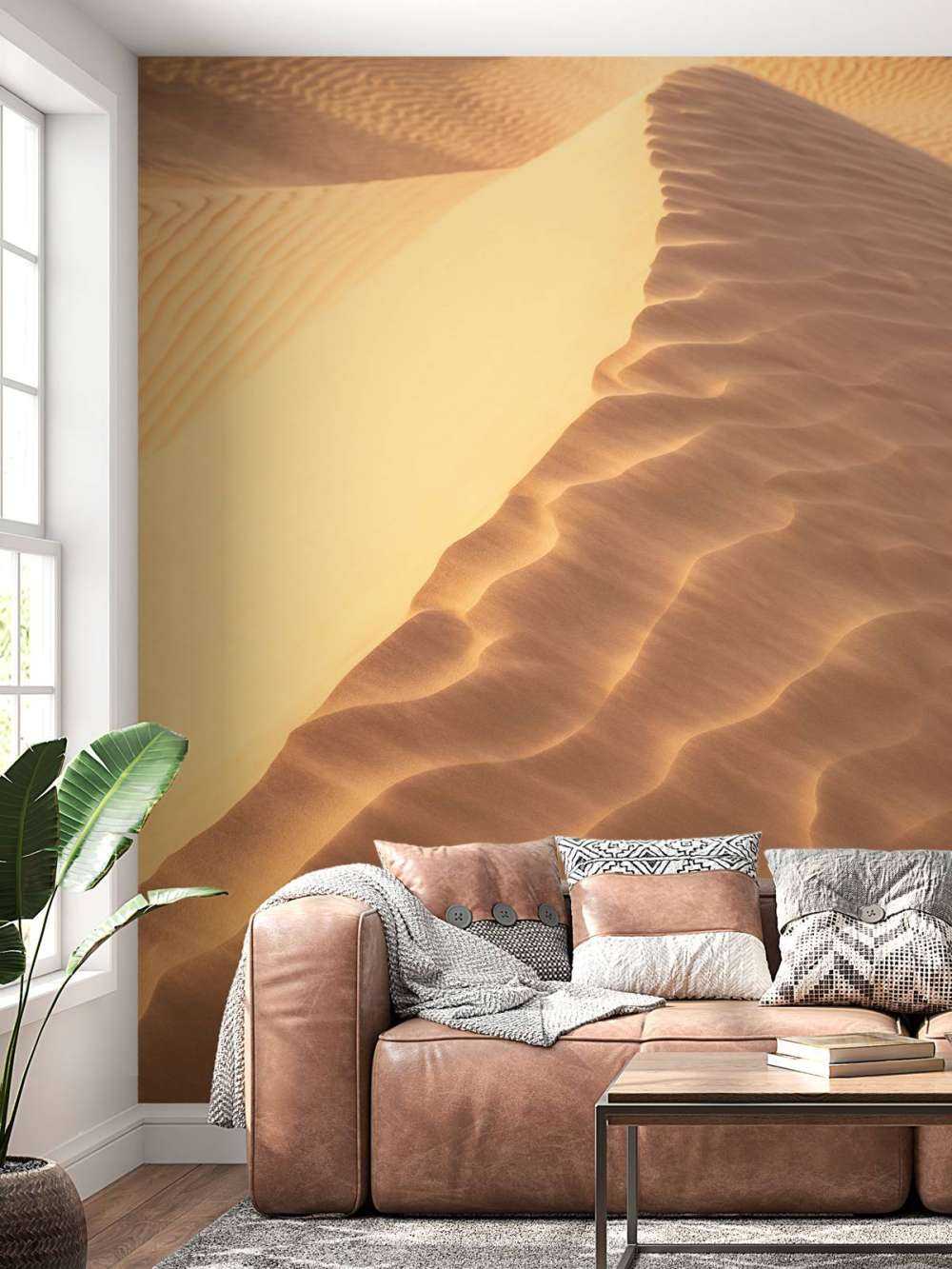 Zandduinen vanaf boven