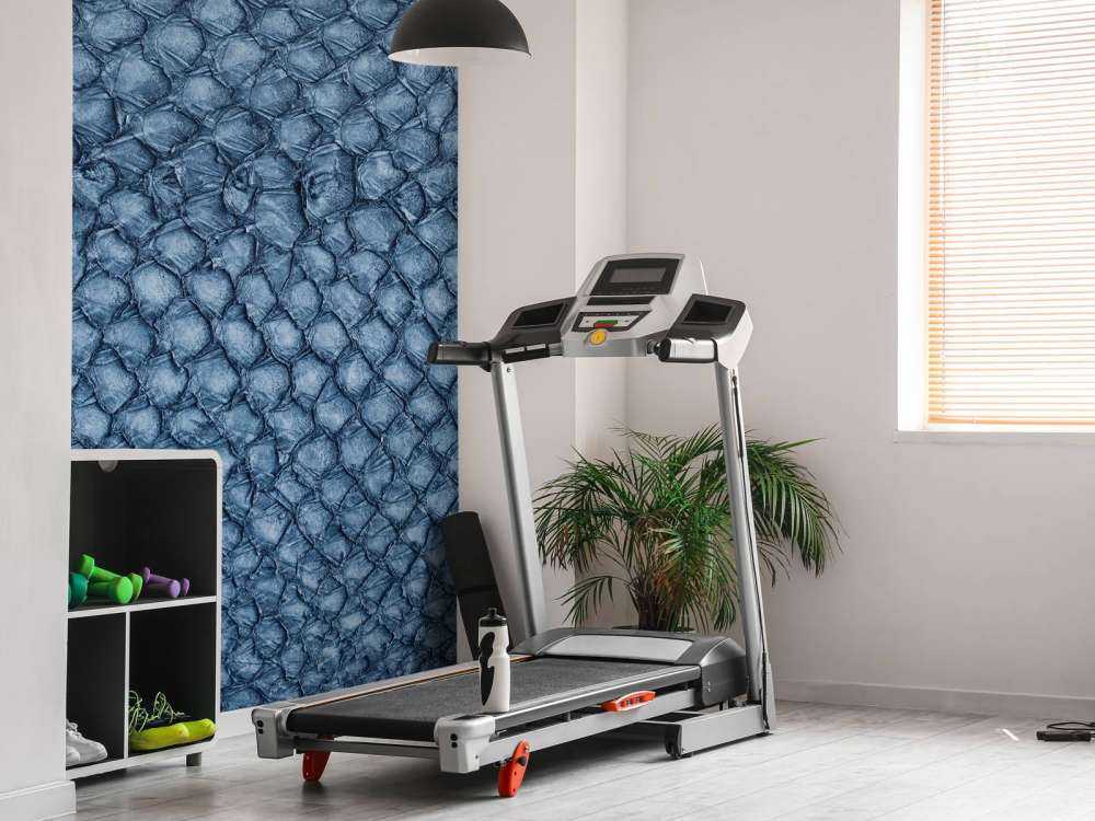 Zalmhuid structuur in blauw