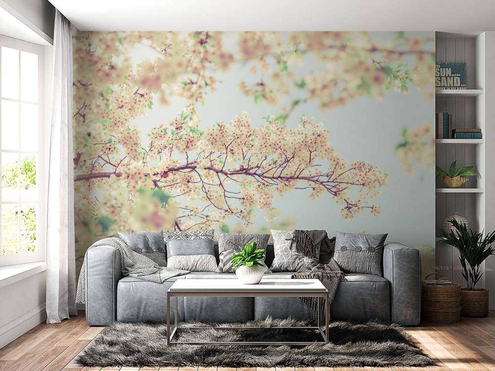 Bloesembloemen met vintage look