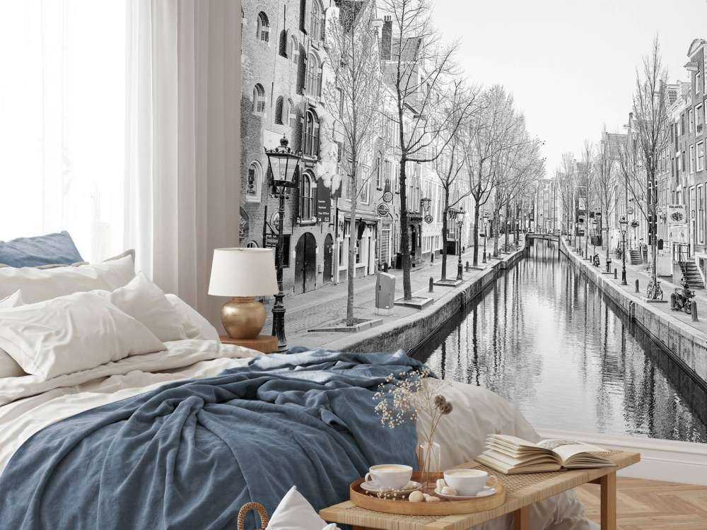 Amsterdam in zwart wit