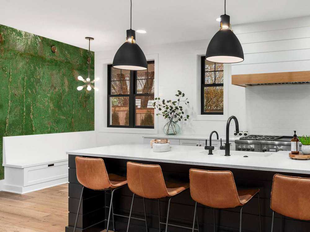 Groen geoxideerd metaal