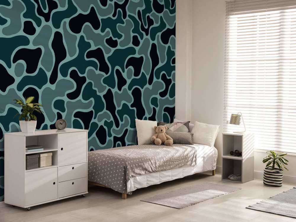 Groen grijze camouflage 