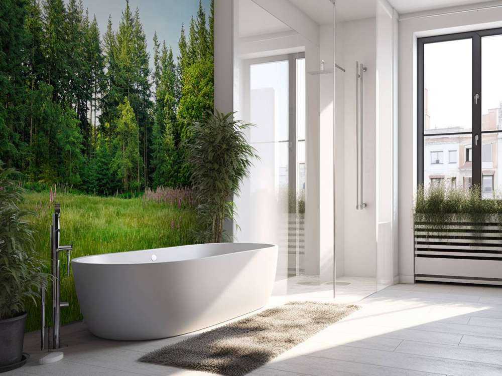 Verlaten plek in het bos