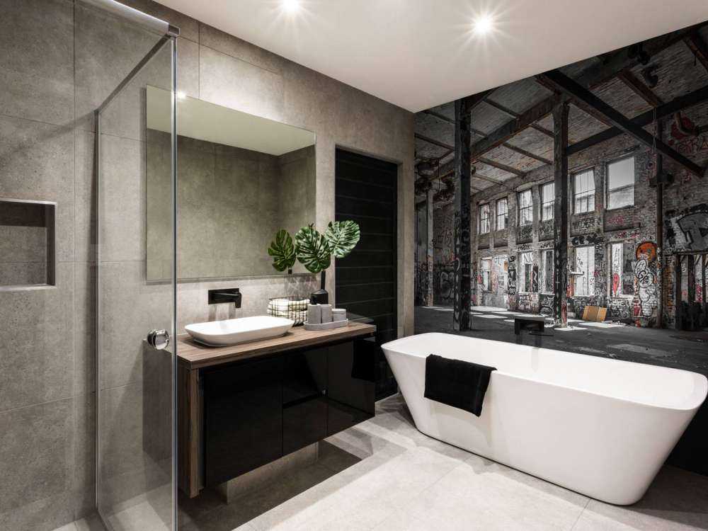 Verlaten pakhuis met graffiti