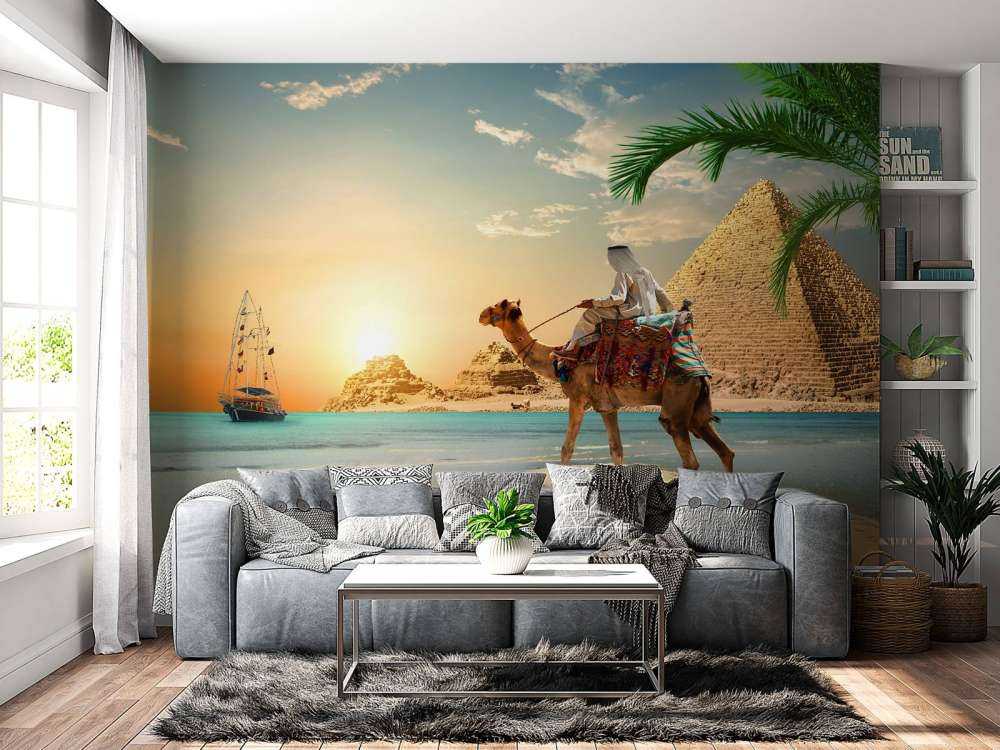 Strand in de woestijn design