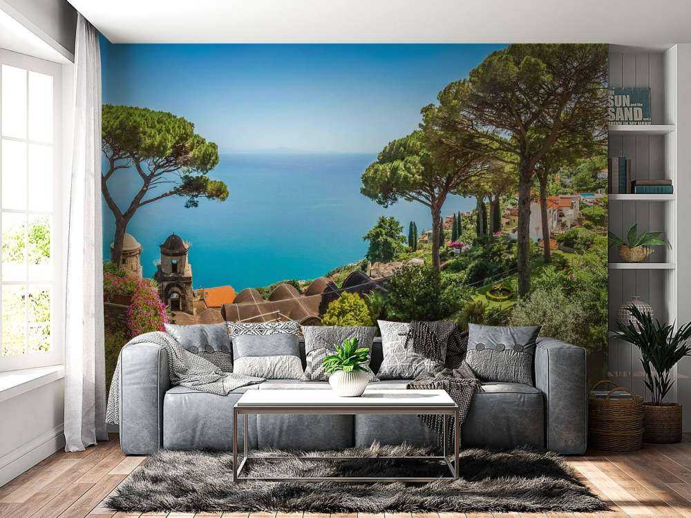 Uitzicht foto aan de kust van Italië