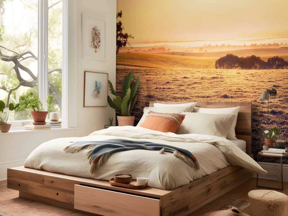 Clare Valley bij zonsondergang