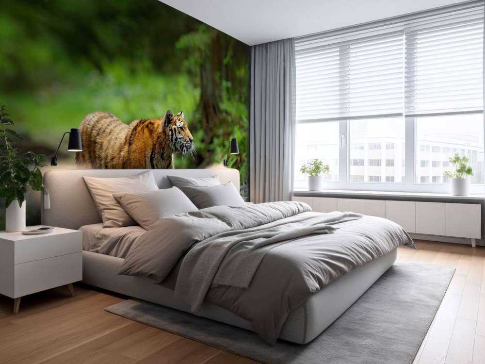 Tijger in Russische natuur