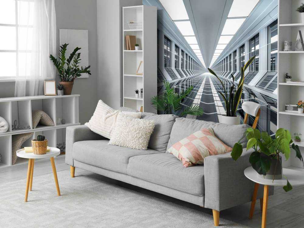 3D gang in een kantoor