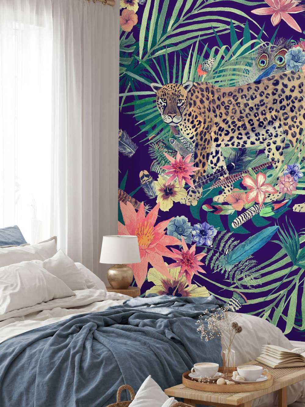 Jungle print met luipaarden
