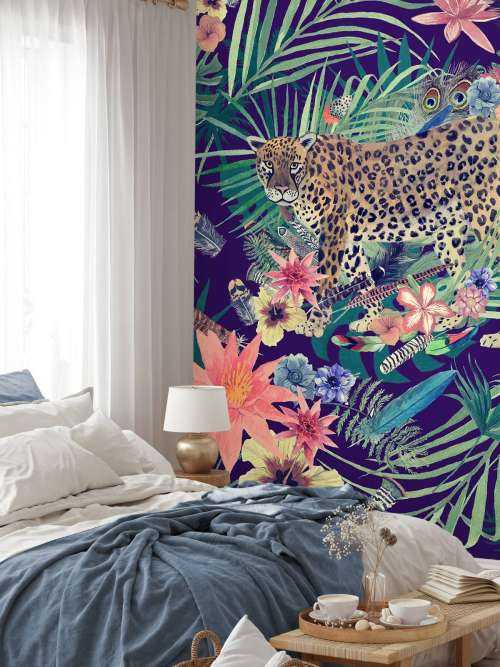 Jungle print met luipaarden