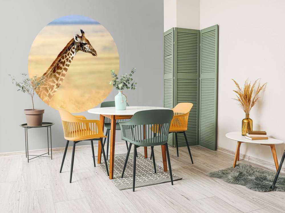 Giraffe in Nationaal Park van Kenia