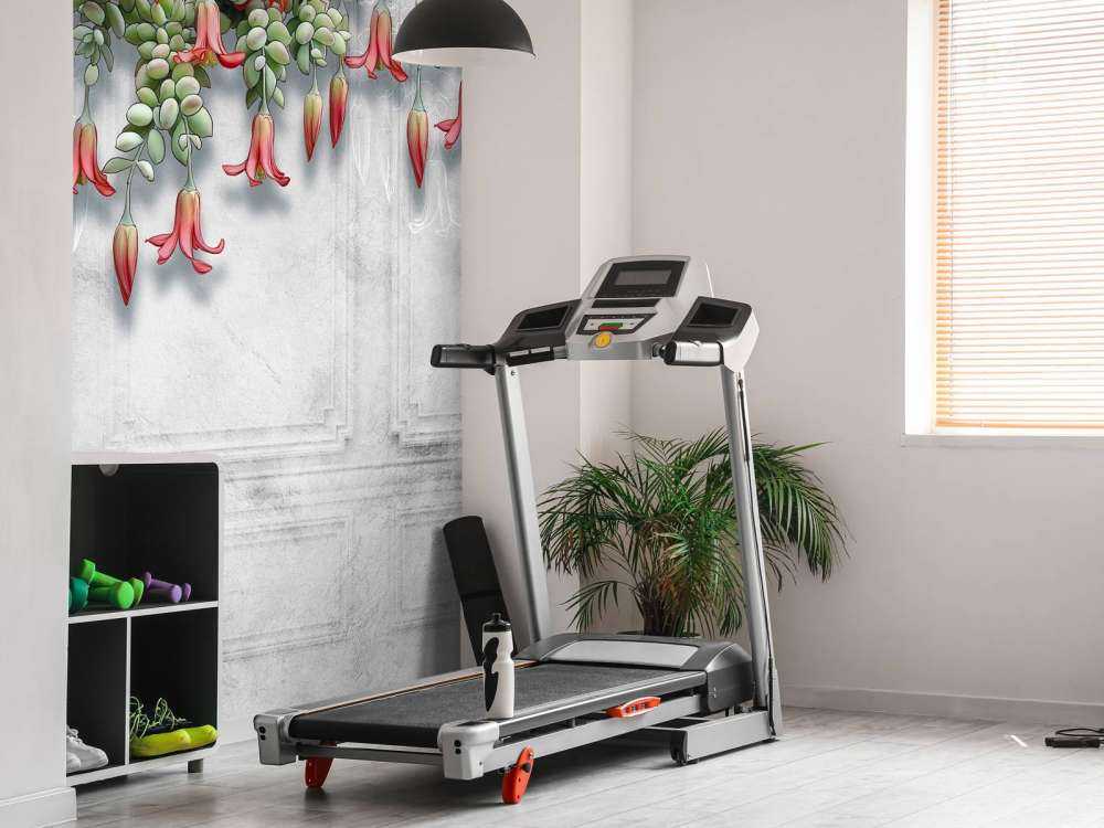 Exotische bloemen op beton