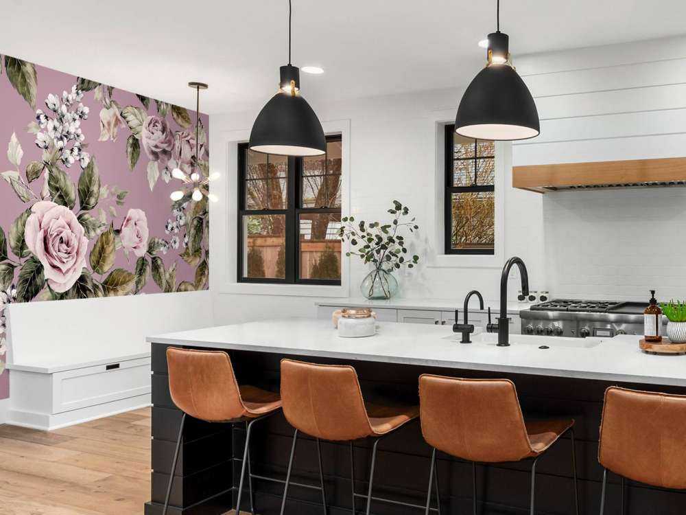 Roze rozen met een roze achtergrond