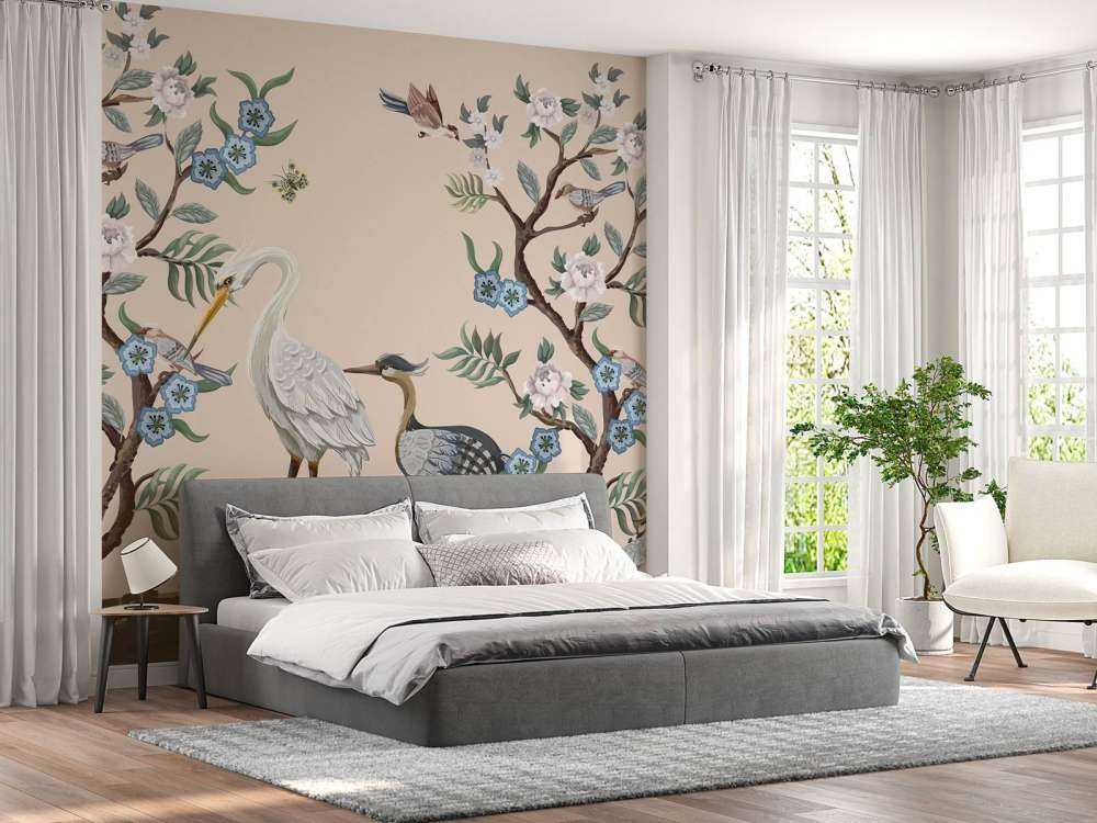 Kleurrijke reigers