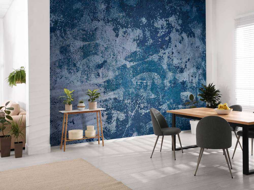 Verweerde muurschildering