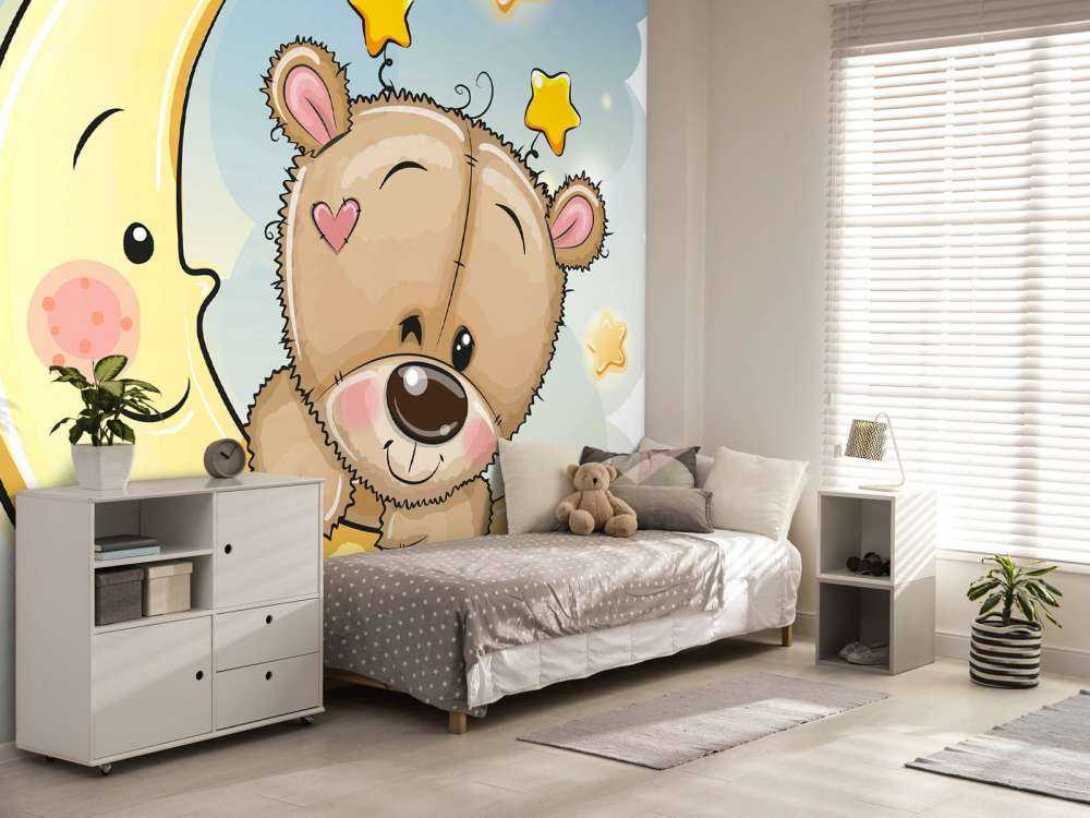 Teddybeer met de maan