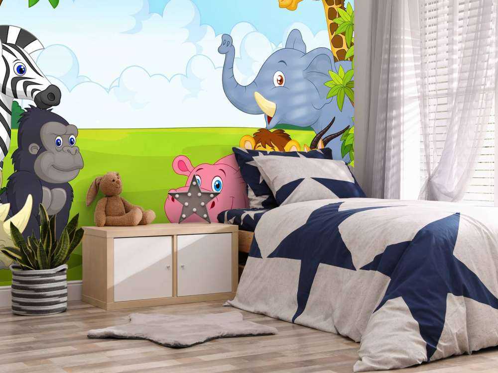 Wilde dieren in de jungle