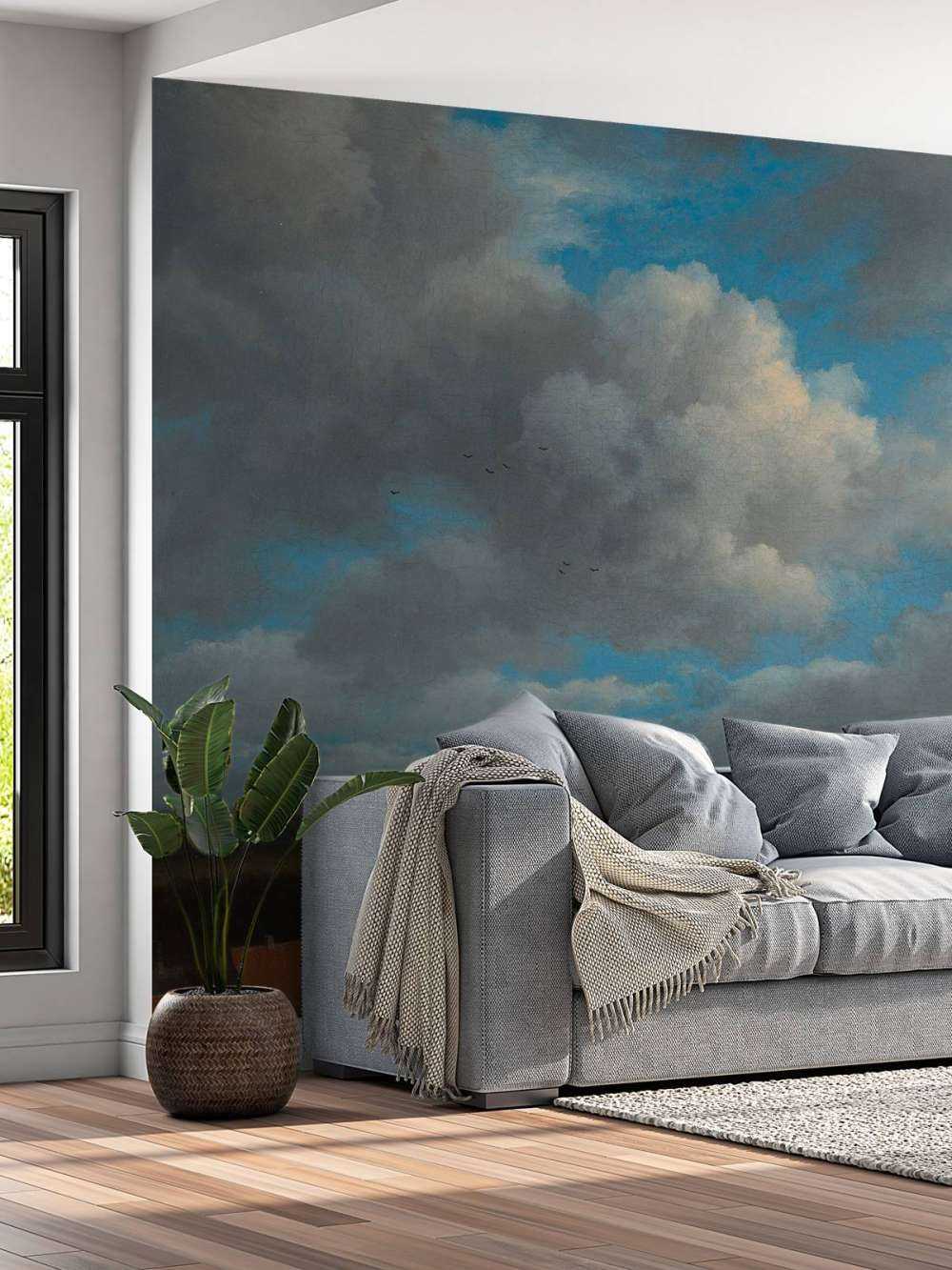 Gezicht op Haarlem uit het noordwesten