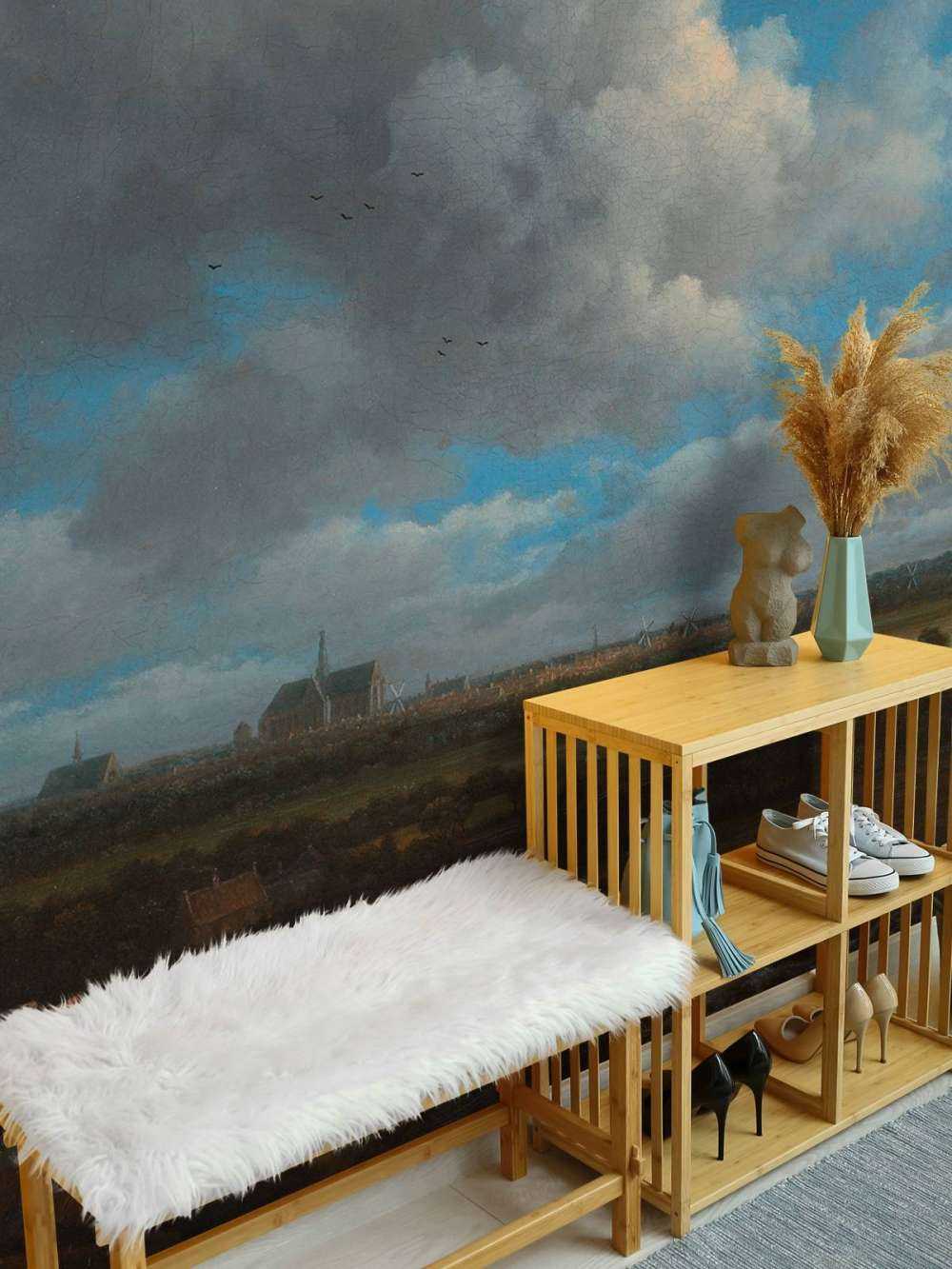 Gezicht op Haarlem uit het noordwesten