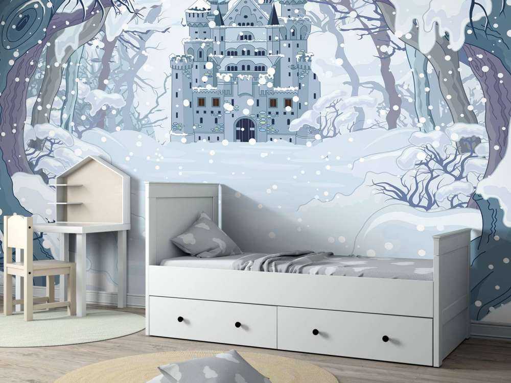 Ingesneeuwd sprookjesbos