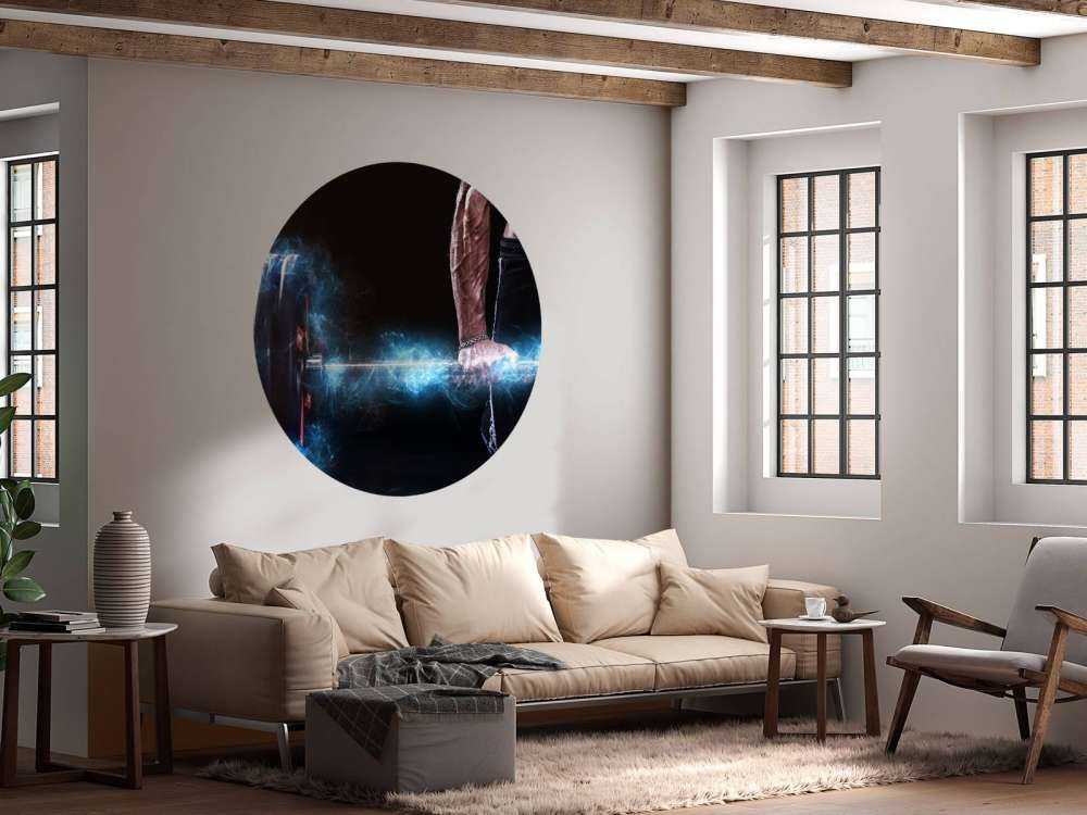 Sterke gespierde man