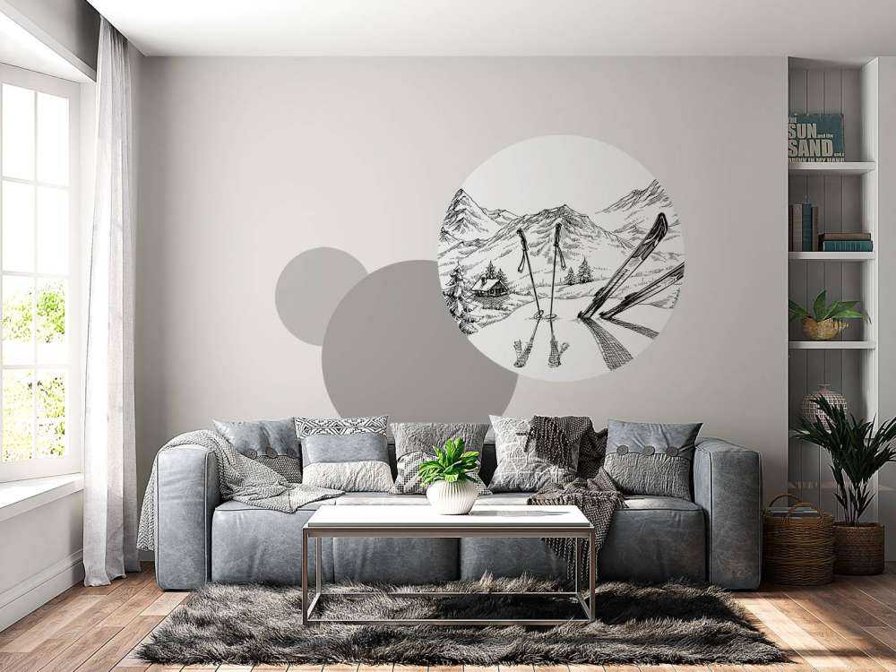 Wintersport tekening