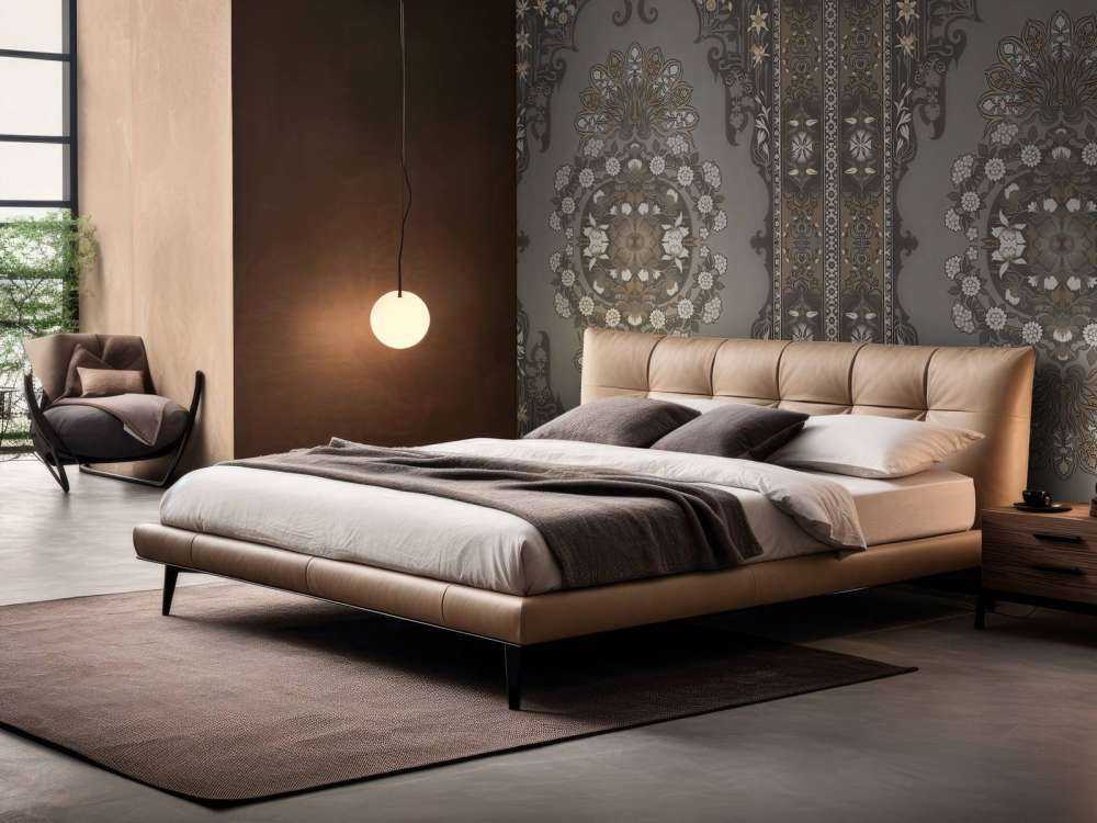 Klassieke ornamenten in donker taupe