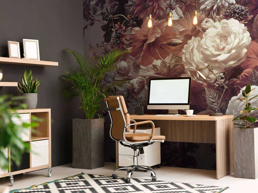 Big bouquet with poppies Orange