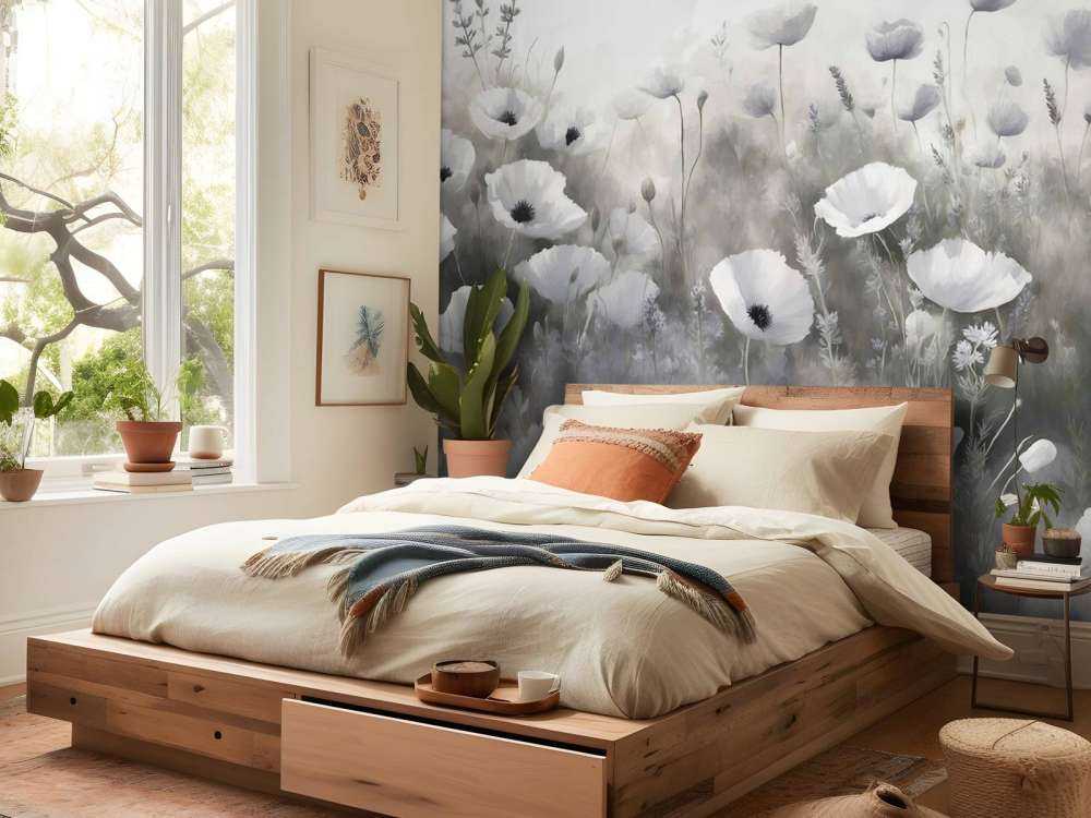 Wildflower dance - grey