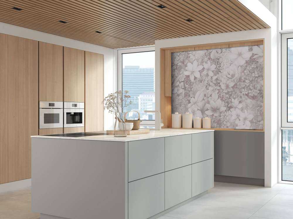 Flower festivalSEAMLESS Soft Green