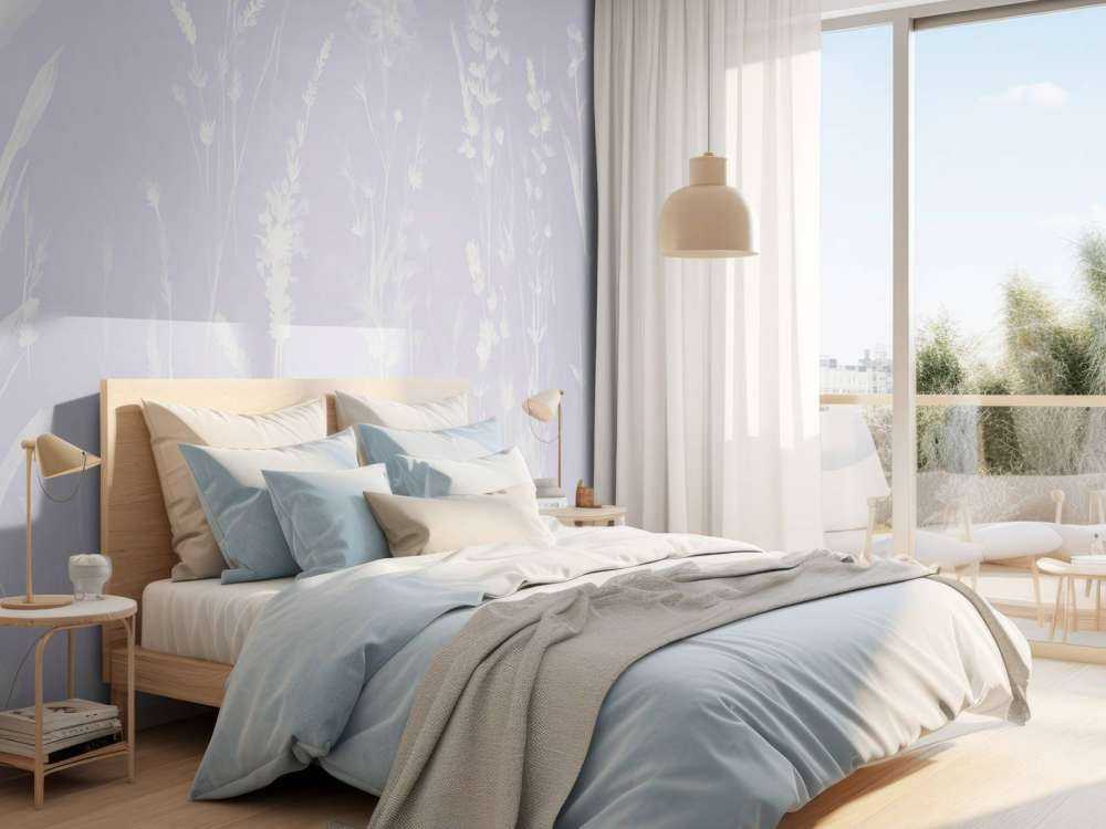 Lavender Glade Seamless Lavender Purple