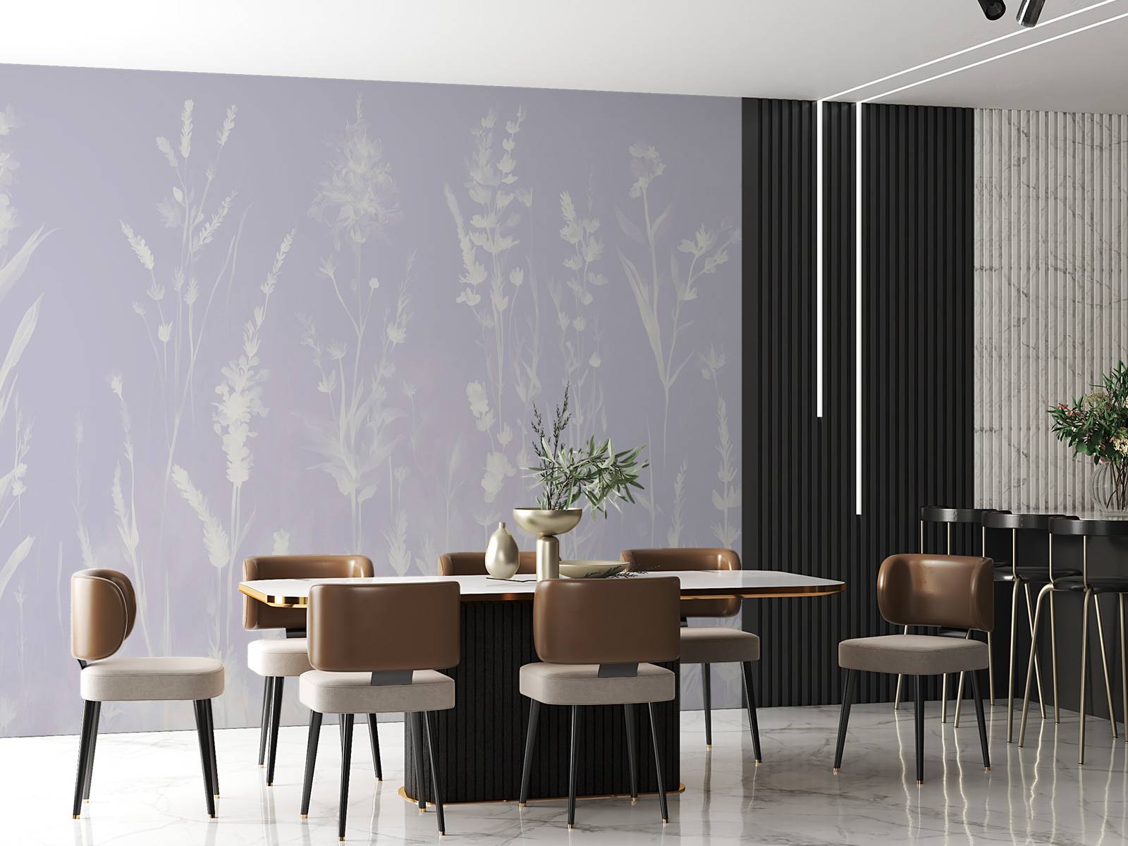 Lavender Glade Seamless Lavender Purple