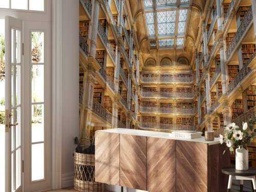 Verlichte Literatuurzaal