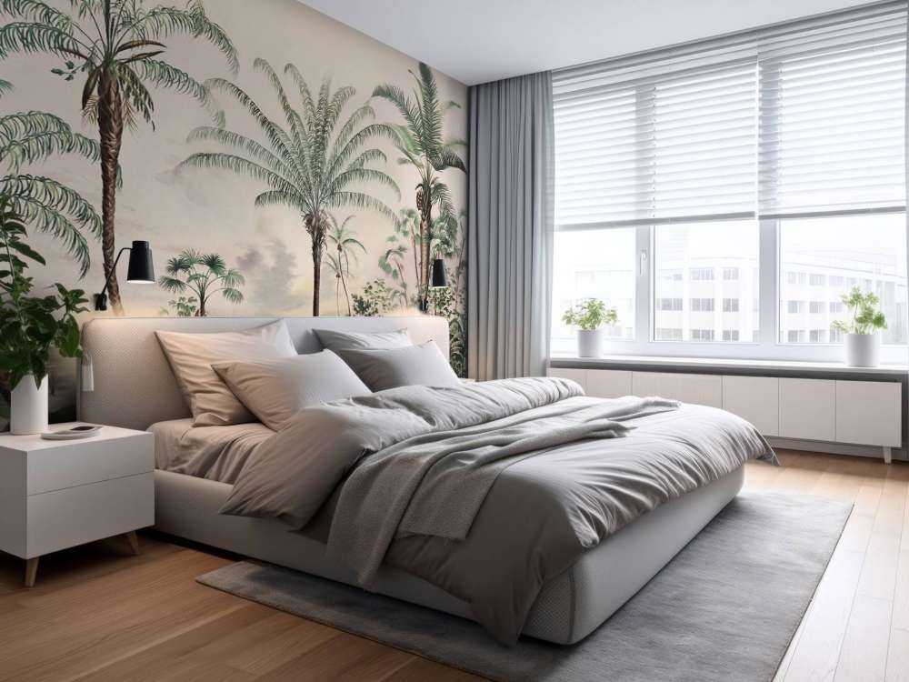 Romantic Tropics Dark Green