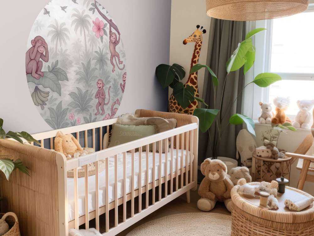 Speelse aapjes in de jungle