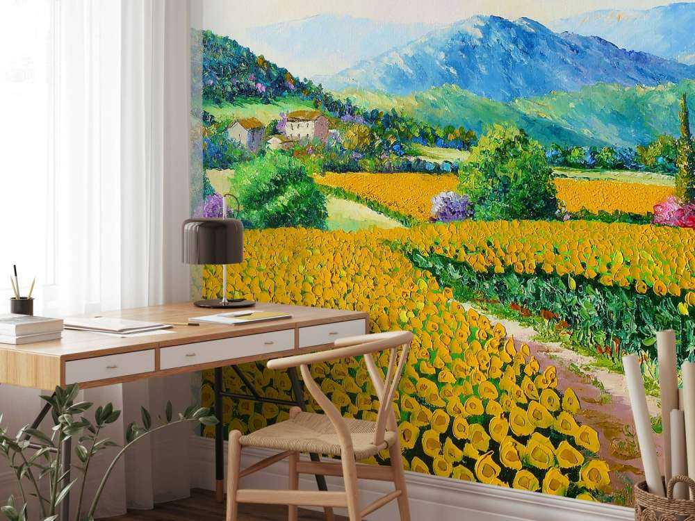 Sunflowers in the valley