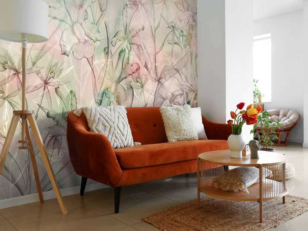 Orchid Mirage in Soft Pastels