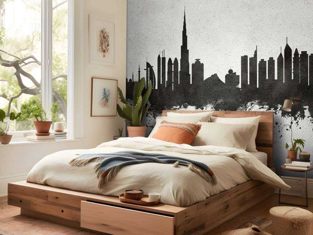 Waterverf skyline, Dubai