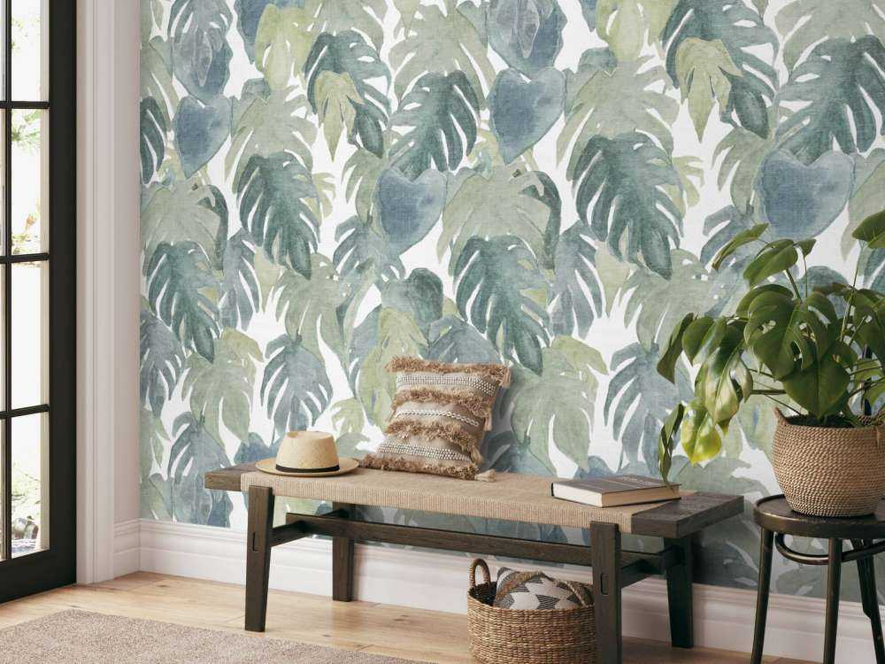 Tropical watercolour Palms