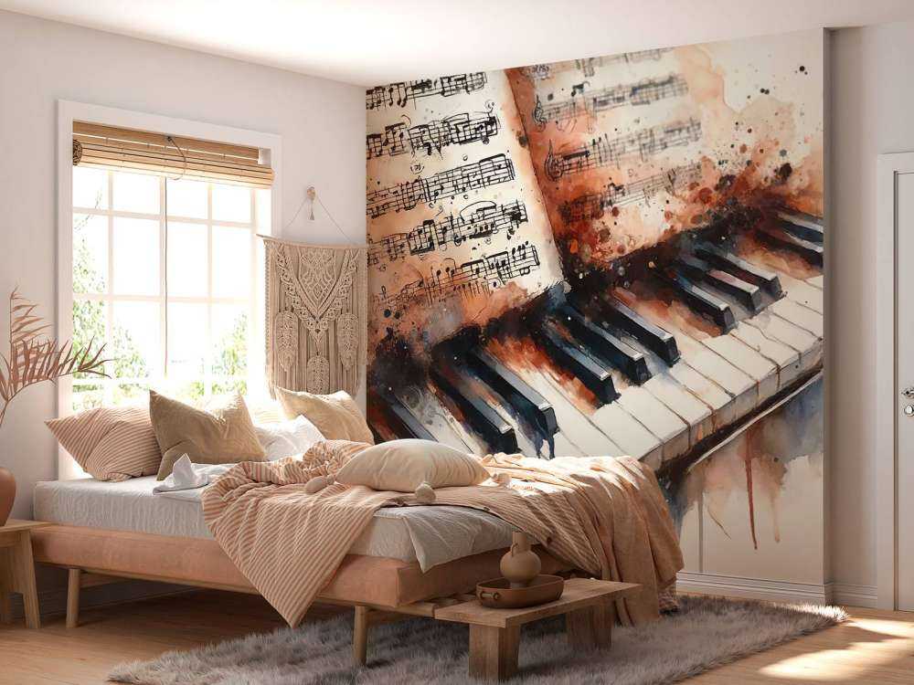 Melodic Harmony Captured in Artistic Strokes