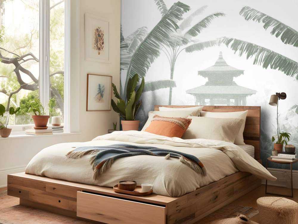 Mistige Tempeltuin, groen