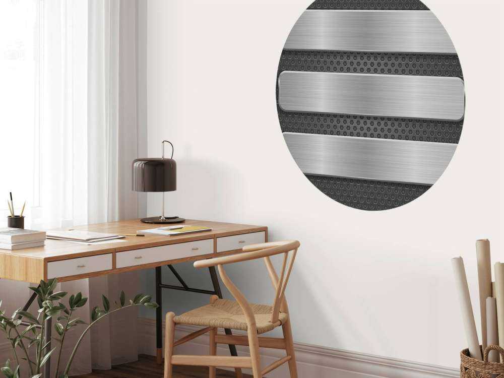 Metalen achtergrond met platen